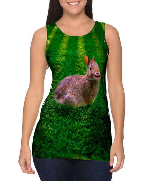 Bunny Shark Smile Womens Tank Top