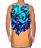 Graffiti Blue Diamond