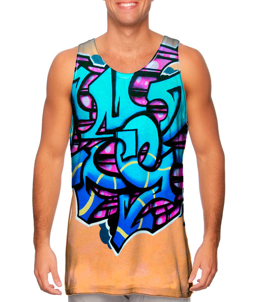 Graffiti Blue Diamond&nbsp;Mens Tank Top