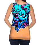 Graffiti Blue Diamond