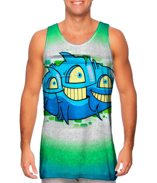 Graffiti Here Fishy Fishy&nbsp;Mens Tank Top