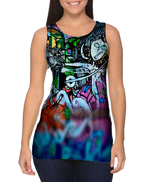 Graffiti Sisters Womens Tank Top