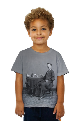 Kids Thomas Edison And Phonograph