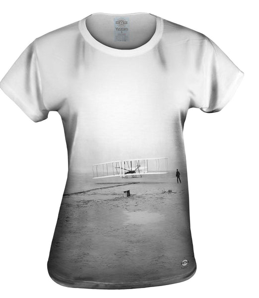 American Icons Kitty Hawk Wright Brothers Womens Top
