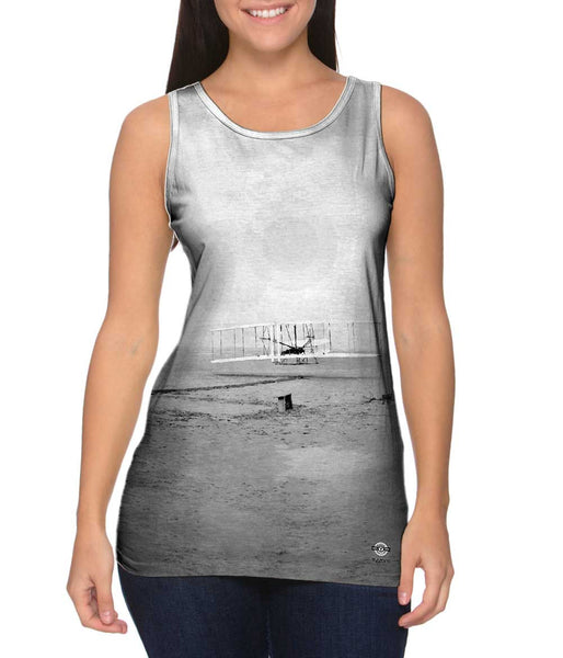 American Icons Kitty Hawk Wright Brothers Womens Tank Top