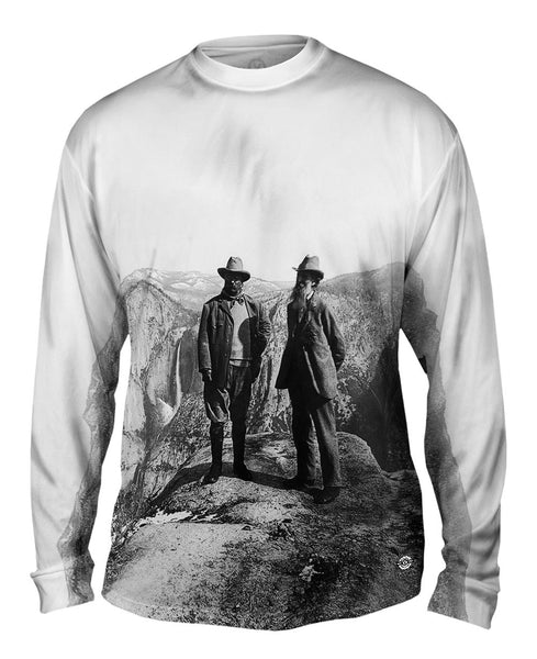 American Icons Roosevelt And Muir Mens Long Sleeve
