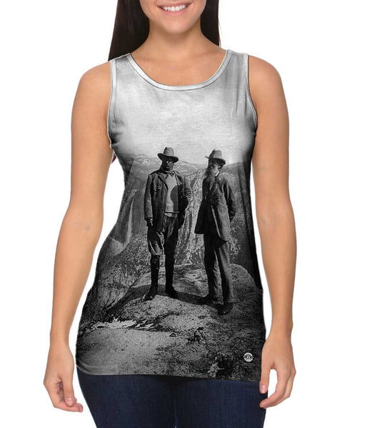 American Icons Roosevelt And Muir Womens Tank Top