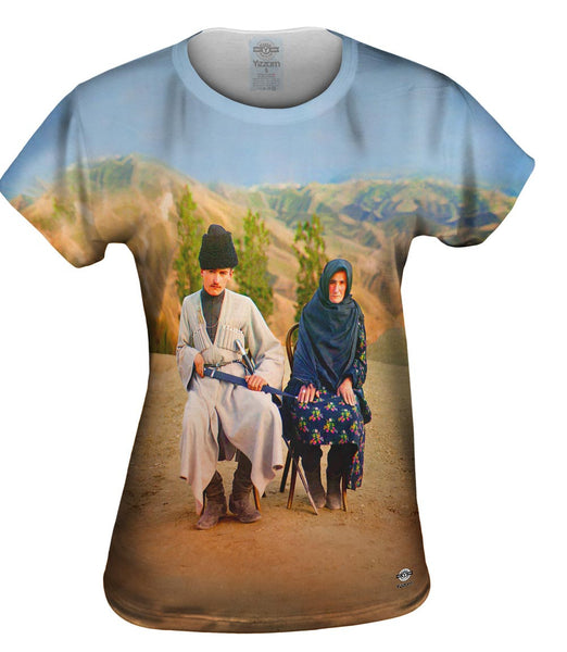 Dagestani Man And Woman Womens Top
