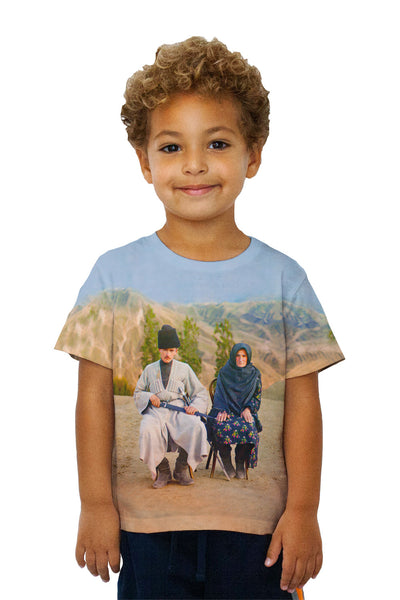 Kids Dagestani Man And Woman Kids T-Shirt
