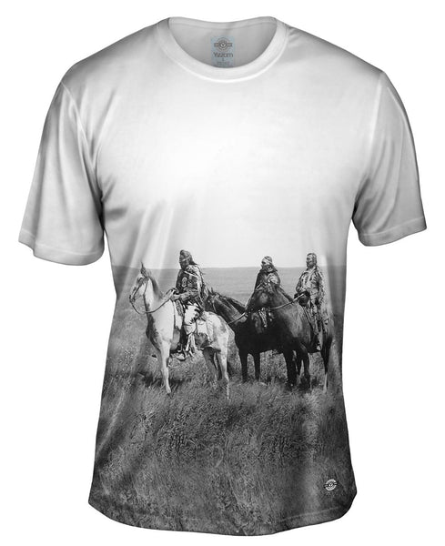 The Three Chiefs Piegan Mens T-Shirt