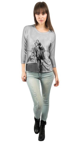 Original Gangster Bonnie And Clyde 1933 Womens 3/4 Sleeve