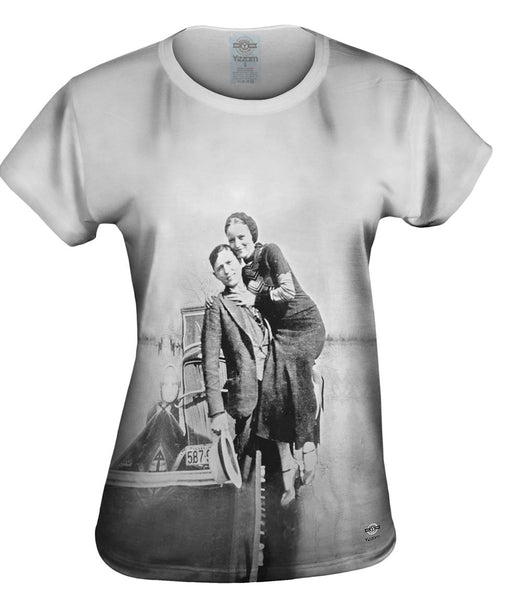 Original Gangster Bonnie And Clyde 1933 Womens Top