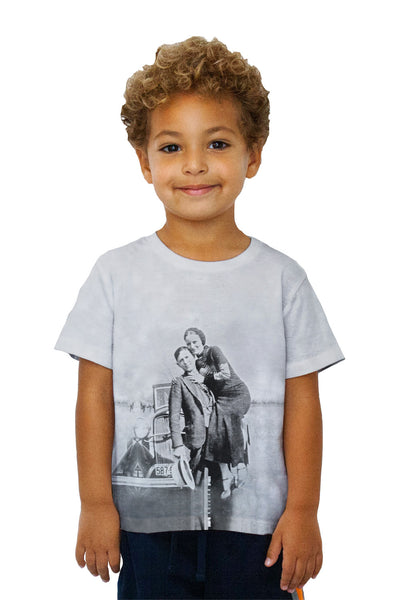 Kids Original Gangster Bonnie And Clyde 1933 Kids T-Shirt