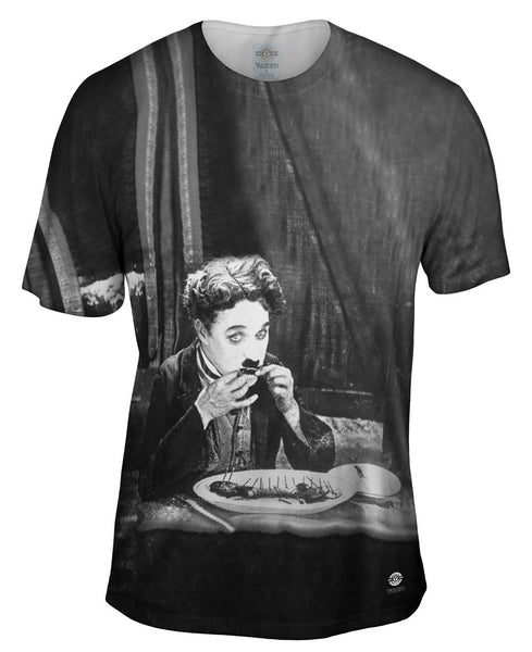 Charlie Chaplin The Gold Rush Boot Mens T-Shirt