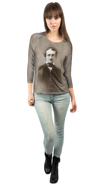 Edgar Allan Poe Womens 3/4 Sleeve