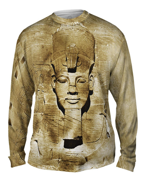 The Colossus Of Abu Simel Nubia Mens Long Sleeve