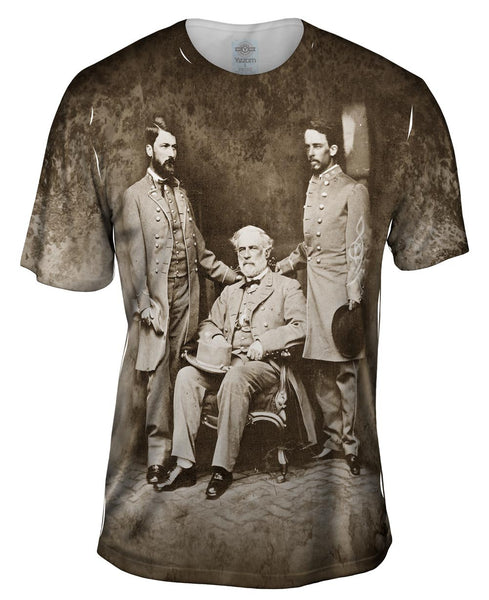 General Robert E Lee , Custis Lee & Walter Taylor Mens T-Shirt