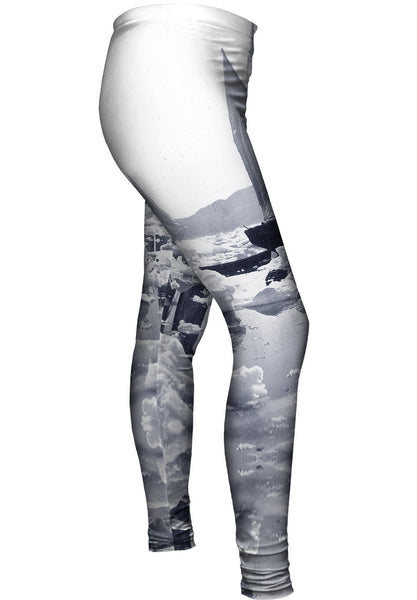 Sailing Ships In An Ice Field Womens Leggings