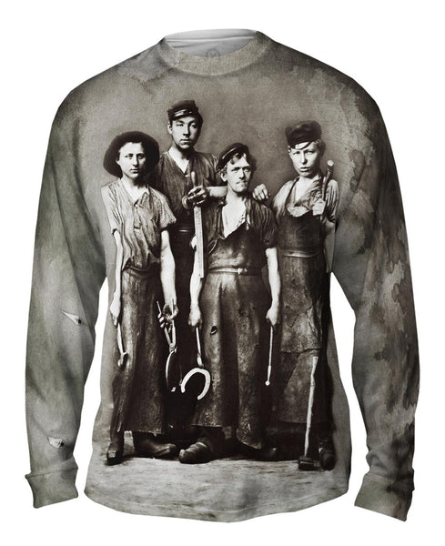Four Young Blacksmiths Mens Long Sleeve