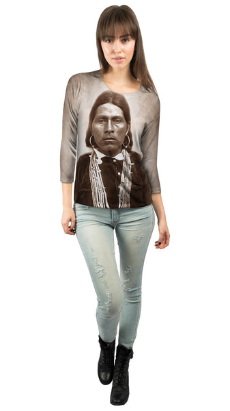 Nawquistewa Hopi Indian Oraibi Womens 3/4 Sleeve