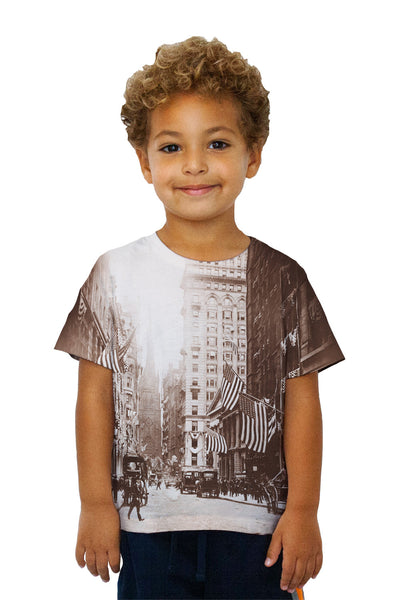 Kids Wall Street New York Kids T-Shirt