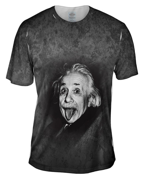 Albert Einstein Sticks Out His Tongue Mens T-Shirt