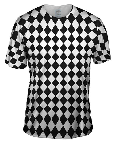 Monochromatic Diamonds Mens T-Shirt