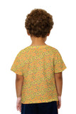 Kids Flower Yellow Red Brown