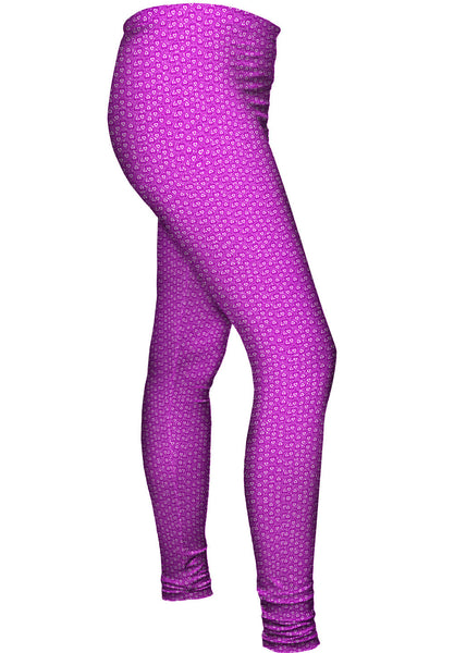 Lots Of Love Purple Heart Womens Leggings