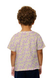 Kids Flower Garden Purple Green Soft