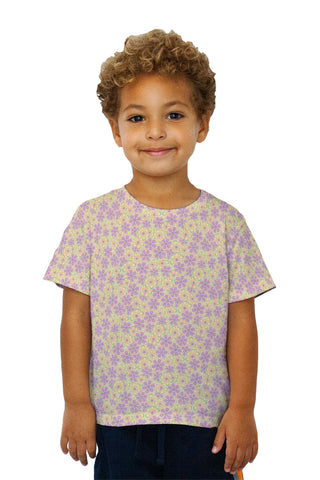 Kids Flower Garden Purple Green Soft
