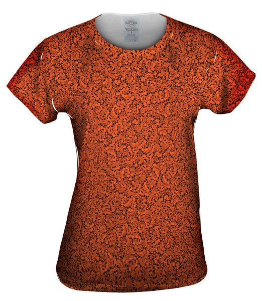Halloween Skulls Orange&nbsp;Womens Top