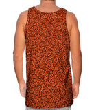 Halloween Skulls Orange