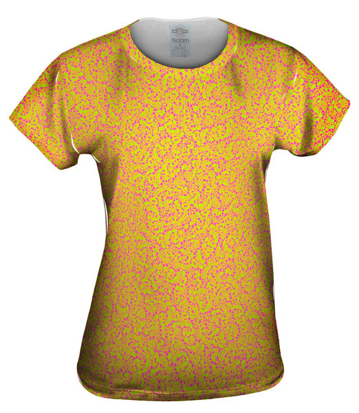 Halloween Skulls Green Fucsia&nbsp;Womens Top