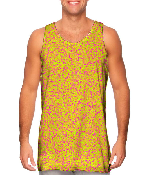 Halloween Skulls Green Fucsia&nbsp;Mens Tank Top