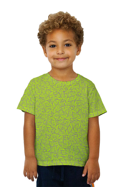 Kids Halloween Skulls Green Purple&nbsp;Kids T-Shirt