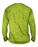 Halloween Skulls Green Purple