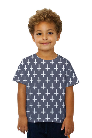 Kids Cross Of St Peter Dark Purple