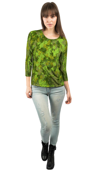 Yellow Haze Legalize It&nbsp;Womens 3/4 Sleeve