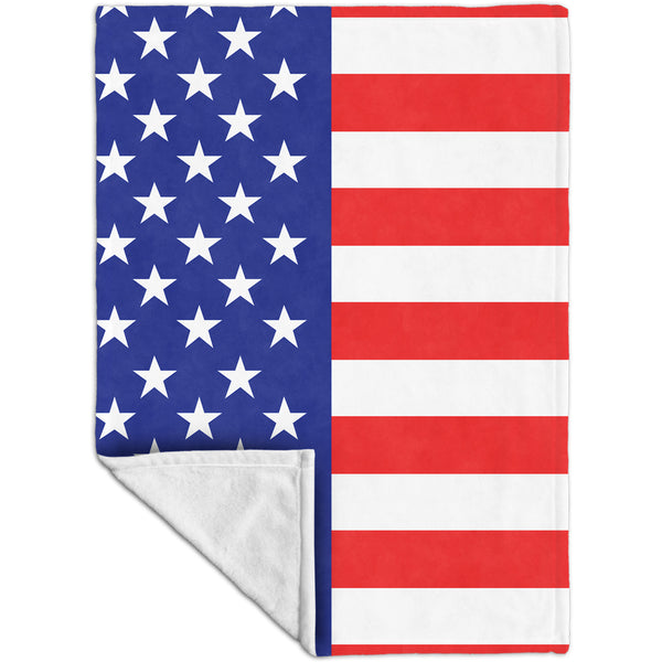 American Flag Fleece Blanket