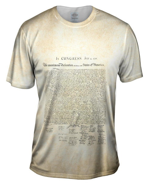 Us Declaration Of Independence Mens T-Shirt