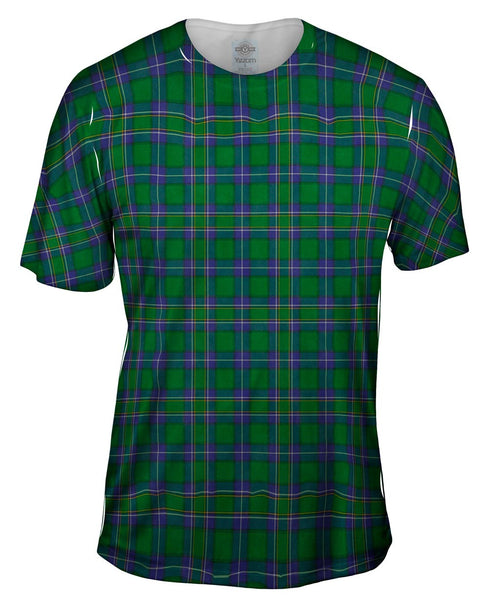 Tartar Pattern Green Mens T-Shirt