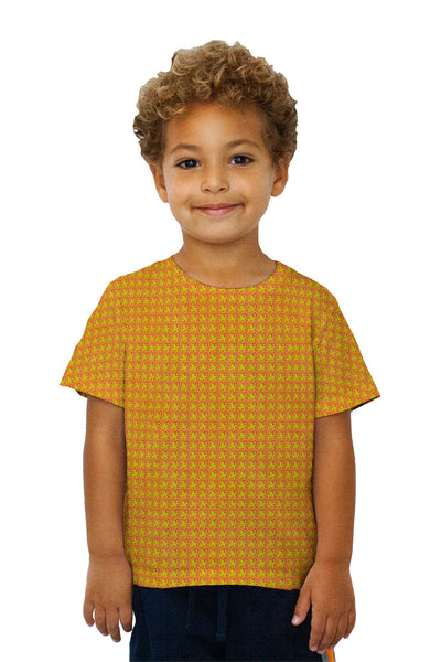 Kids Hawaiian Green Purple Kids T-Shirt