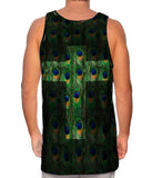 Cross Peacock Animal Skin