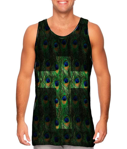 Cross Peacock Animal Skin