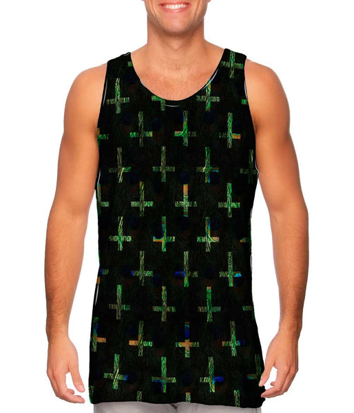Peacock Cross Of St Peter&nbsp;Mens Tank Top