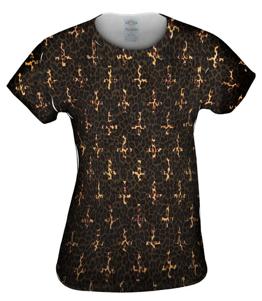 Cheetah Cross Of St Peter Womens Top
