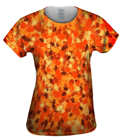 Paint Splatter Madness Orange