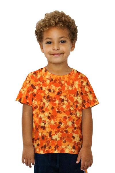 Kids Paint Splatter Madness Orange&nbsp;Kids T-Shirt