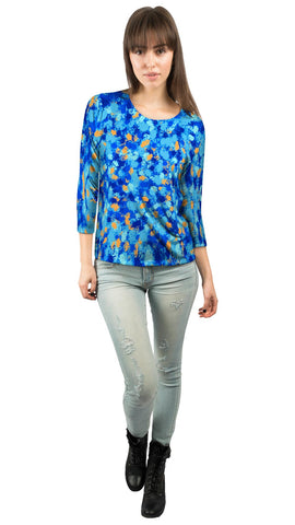Paint Splatter Madness Blue